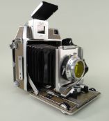 LINHOF SUPER TECHNIKA IV LAND FIELD CAMERA, c. 1956-64 , serial no. 85208, with f/5.5 180mm Tele-