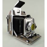 LINHOF SUPER TECHNIKA IV LAND FIELD CAMERA, c. 1956-64 , serial no. 85208, with f/5.5 180mm Tele-