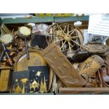 VINTAGE & LATER TREEN ITEMS, a mixed quantity (within 2 boxes)