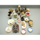 BOSSONS WALL HEADS, Limoges cabinet ware and other collectable items