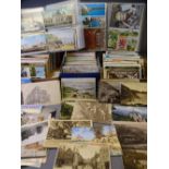 VINTAGE POSTCARDS, a large mainly loose collection of approximately 1000 cards, UK and beyond
