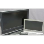 PANASONIC VIERA FLATSCREEN TV and a smaller Sony Bravia example with remote control E/T
