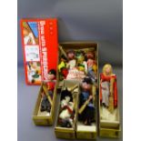PELHAM PUPPETS, a quantity, boxed examples include Cinderella, Witch, Fritzi and Horse, a further