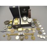 VINTAGE & MODERN GENTLEMAN'S WATCHES, lady's and gent's jewellery and bracelets, vintage coinage and