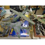 FULLY CONSTRUCTED KIT MODEL FIGHTER JETS, planes, bombers, war ships and boats (16)