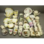 ROYAL GRAFTON, Royal Albert, Paragon and other part tea sets, cups and saucers and a small selection