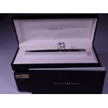 BLACK PEARL DUNHILL GEMLINE BALLPOINT PEN - Early 2000s, In original presentation box and outer