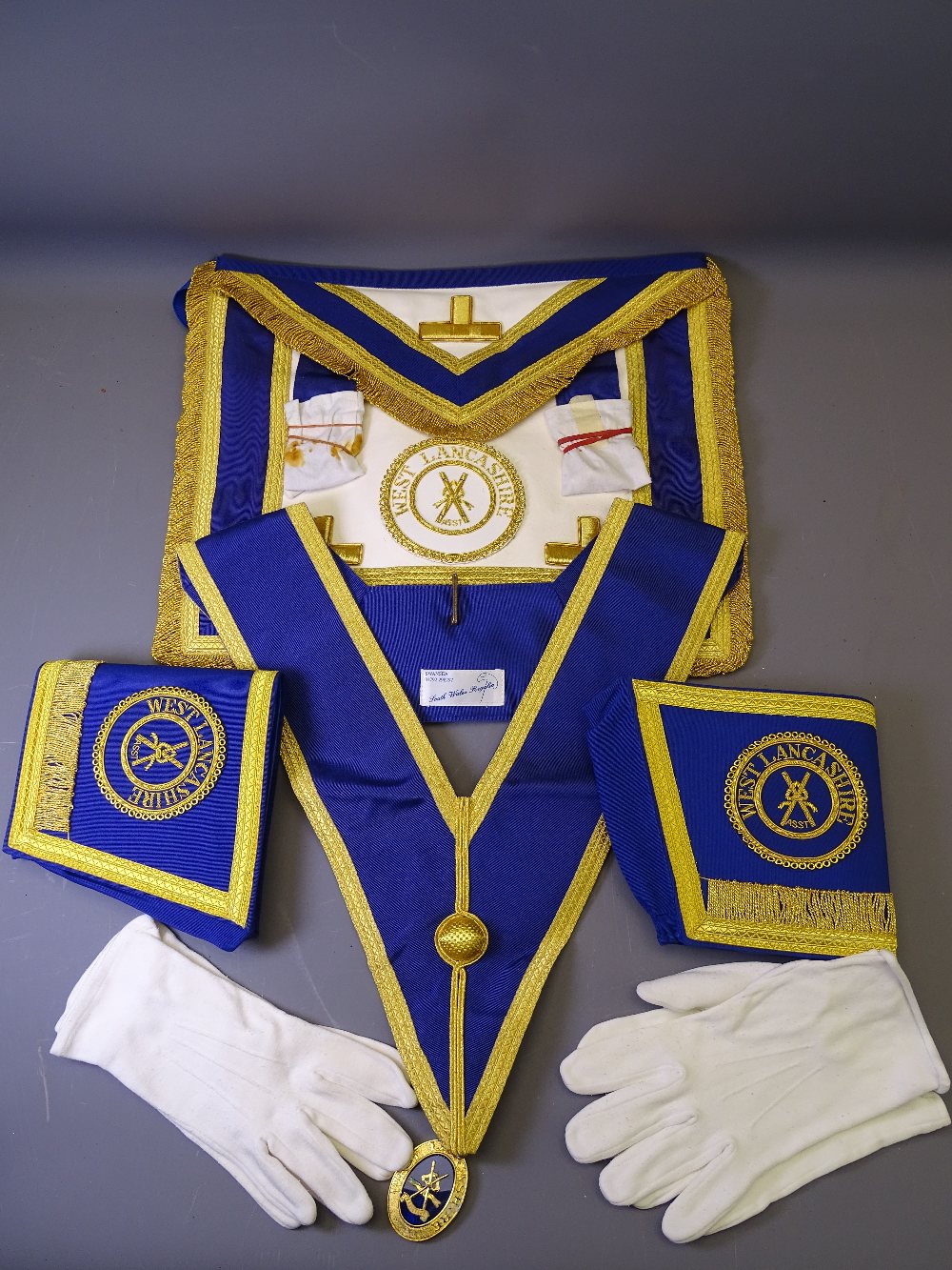 MASONIC REGALIA FOR WEST LANCASHIRE