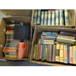 VINTAGE BOOKS (three boxes) to include a ten volume set of The Children's Encyclopaedia edited by
