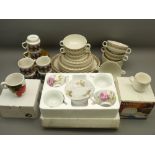 MID-CENTURY TEA & DINNERWARE, a mixed quantity by Royal Doulton and others