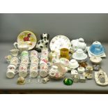 ROYAL ALBERT LADY CARLYLE, Crown Ming, Paragon and Continental tea, tableware and cabinet