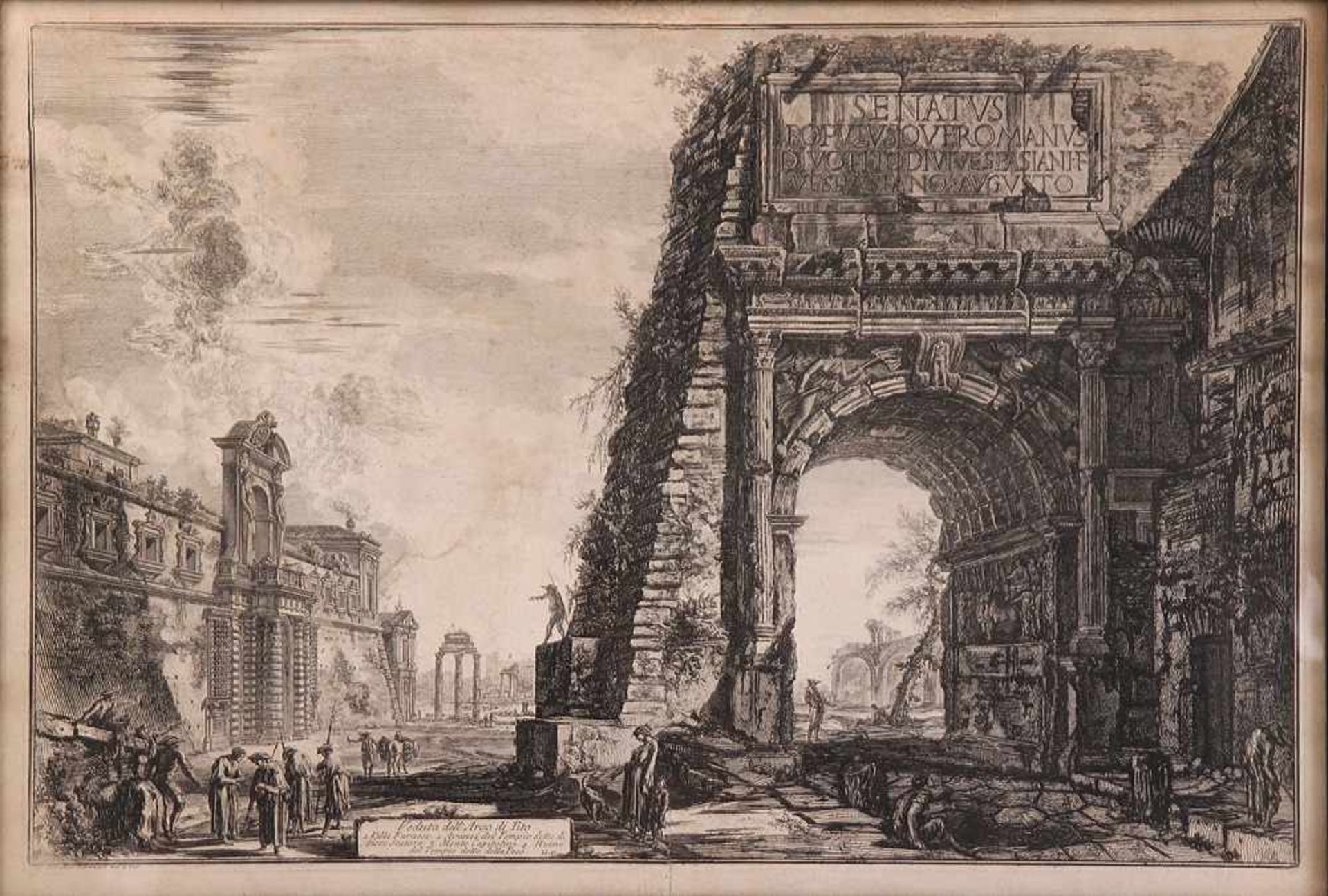 Piranesi. G. Battista. Mogliano 1720 - 1748 Venedig.