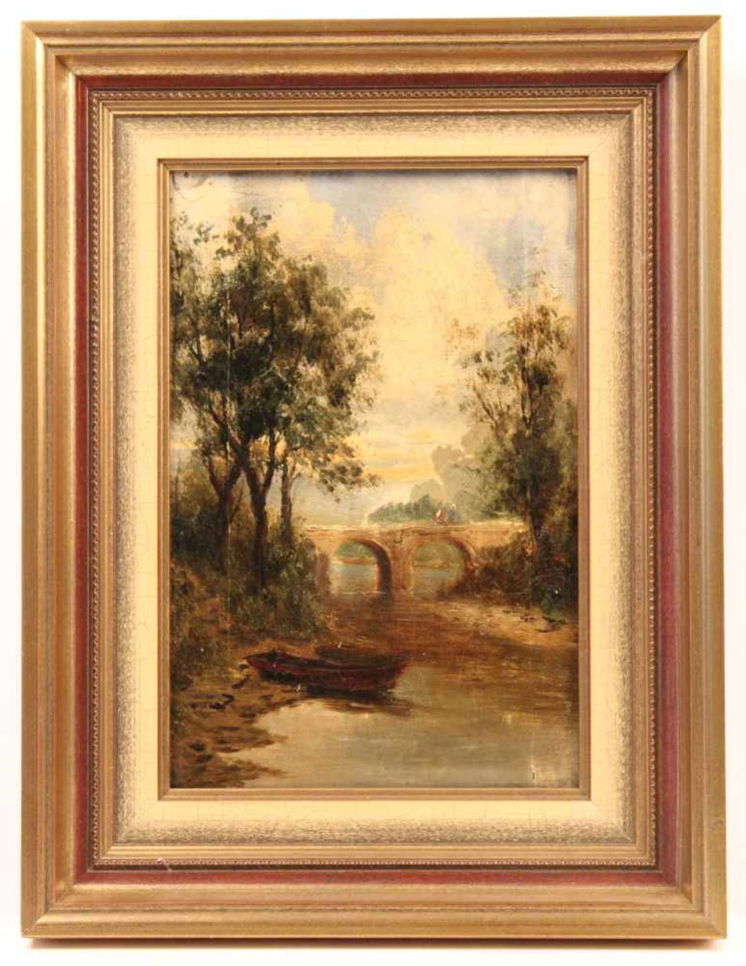 Will. M.Ansicht Sankt Bartholomä. Öl/Lwd. H: 30 x 32 cm. Rahmen. 49 x 43 cm. - Bild 4 aus 4