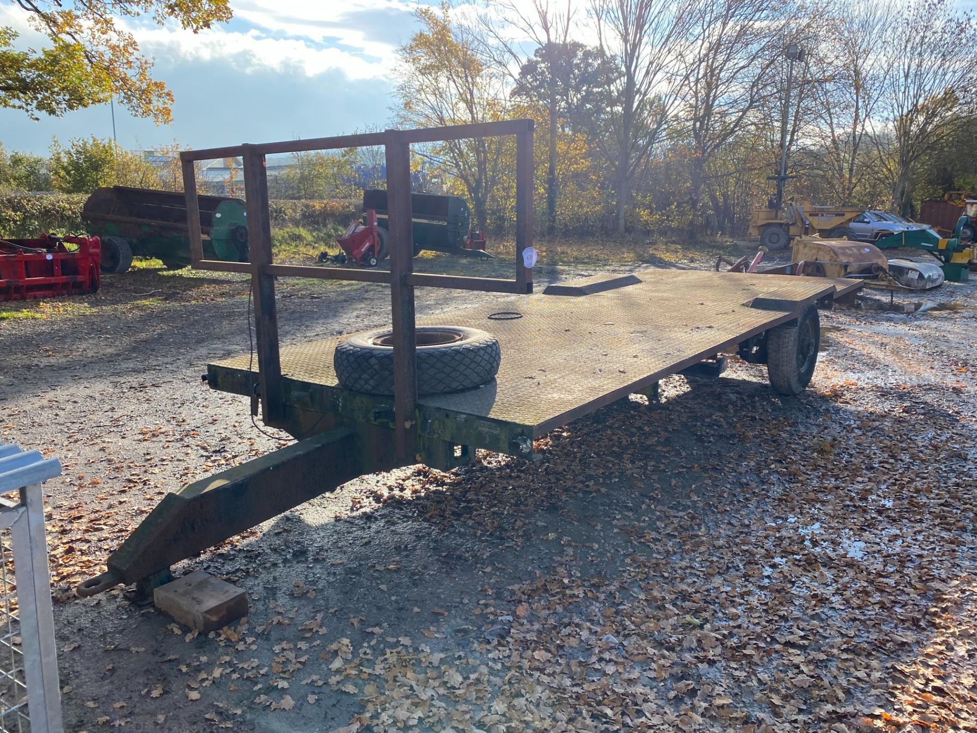 BALE TRAILER.20' 5" X 7' 8"