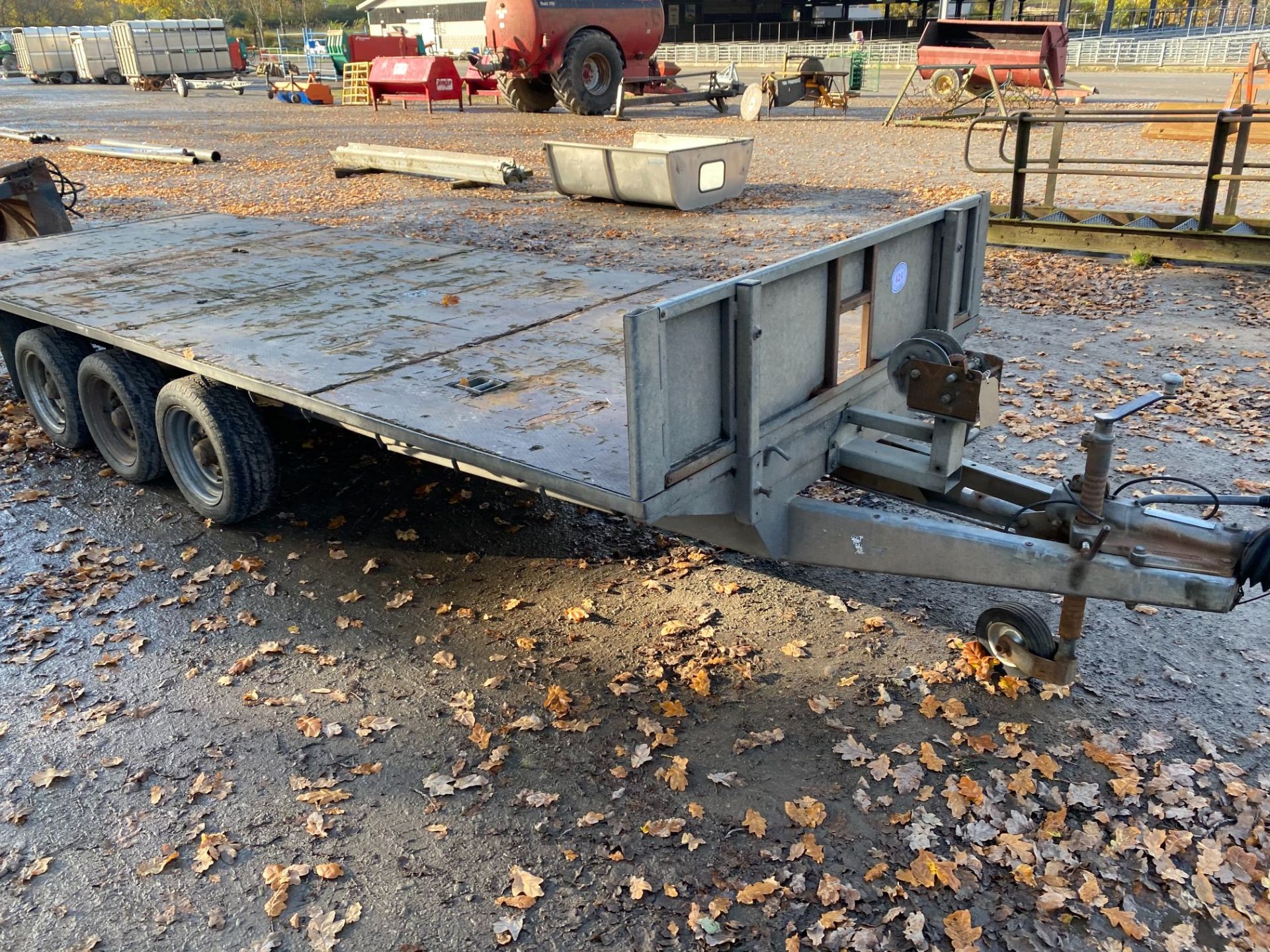 GRAHAM EDWARDS TRIAXLE FLAT TRAILER - Image 2 of 3