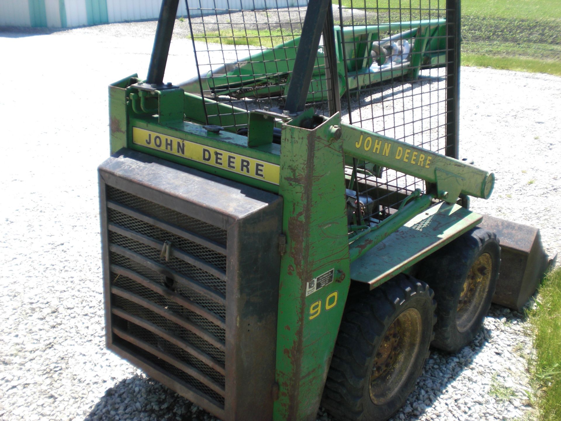 JD 90 gas skid loader