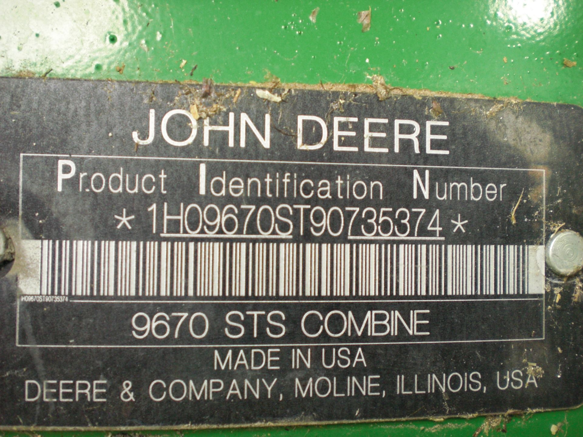 2009 JD 9670 STS bullet rotor - Image 5 of 8
