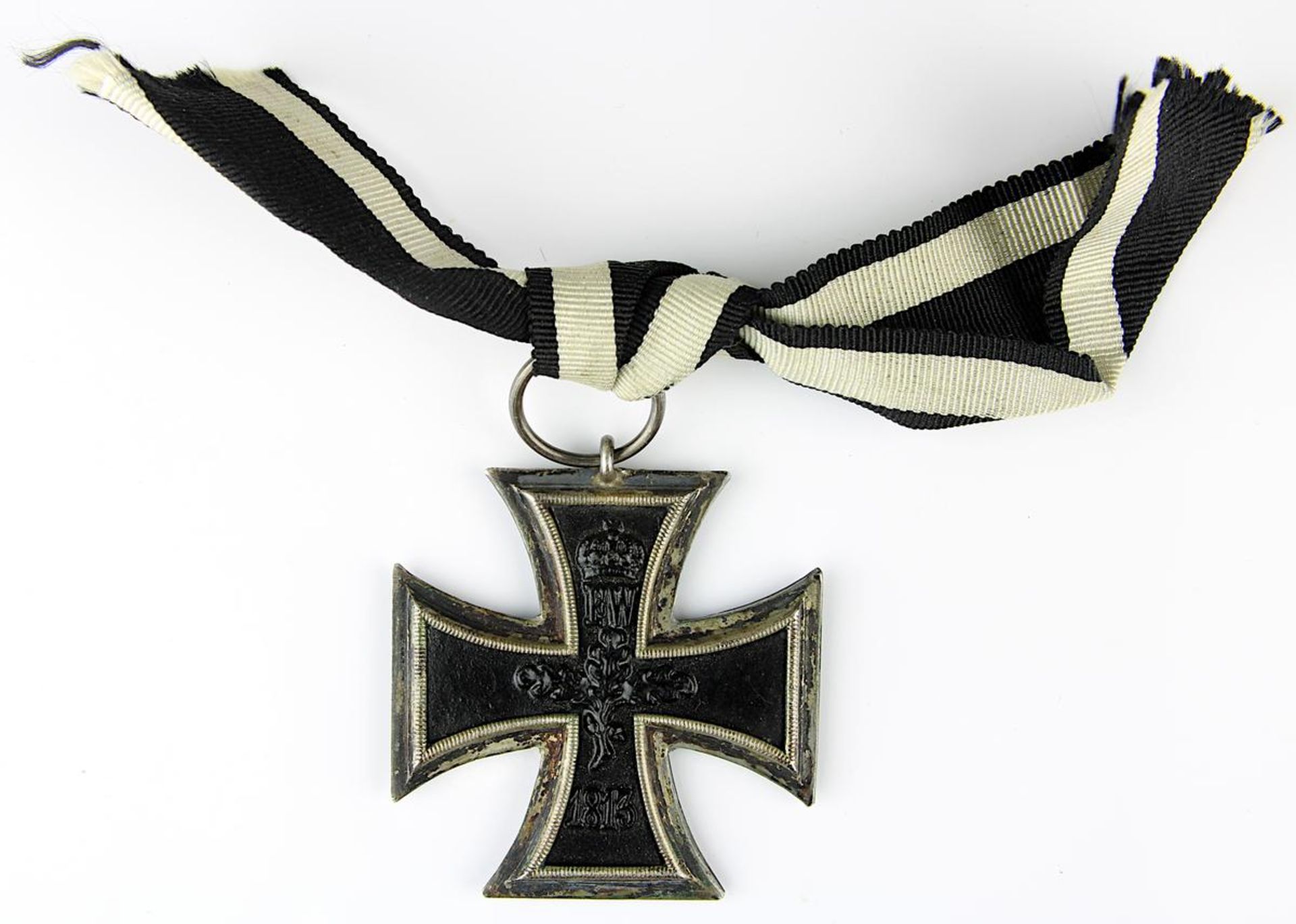 Eisernes Kreuz 2. Klasse, 1. Weltkrieg, mit Band, leichte Altersspuren, 2451 - 001 - Bild 2 aus 2