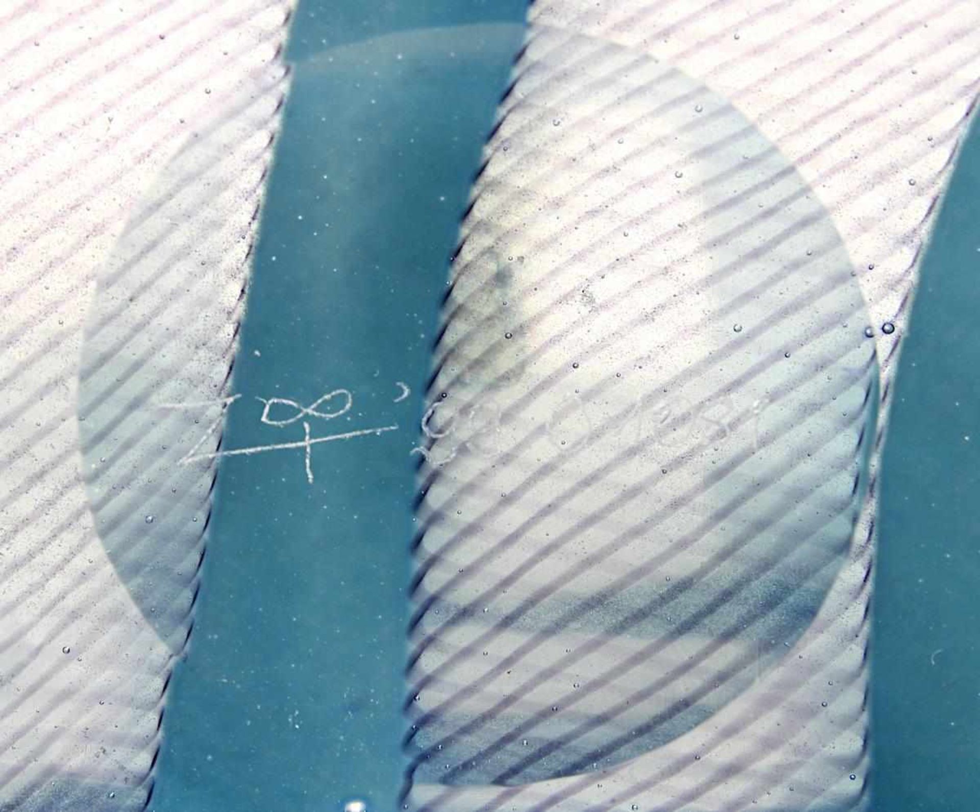 Muranovase mit Zanfirico-Glasstäben, Entwurf und Ausführung 1999, Hersteller ungedeutet, - Bild 2 aus 2