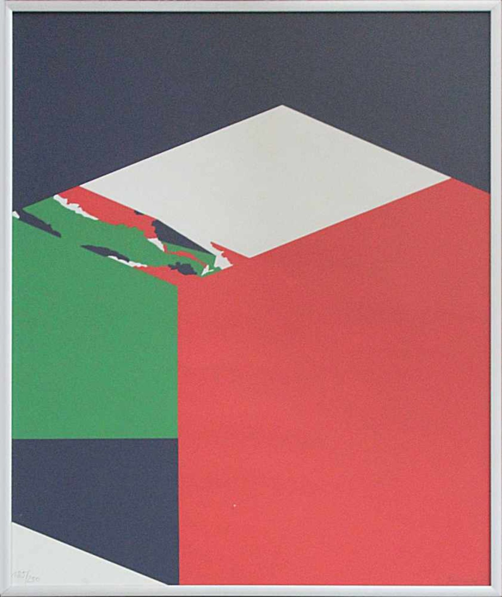 Kramer, Lukas, geb. 1941, Vier Farbserigraphien, bestehend aus  "o.T." 1973, unten links Aufl. 17/ - Bild 3 aus 4