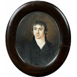 Miniaturmaler 1. H.  19. Jh., Miniaturbildnis des Jean Baptiste Rigaud, Frankreich 1838, feine