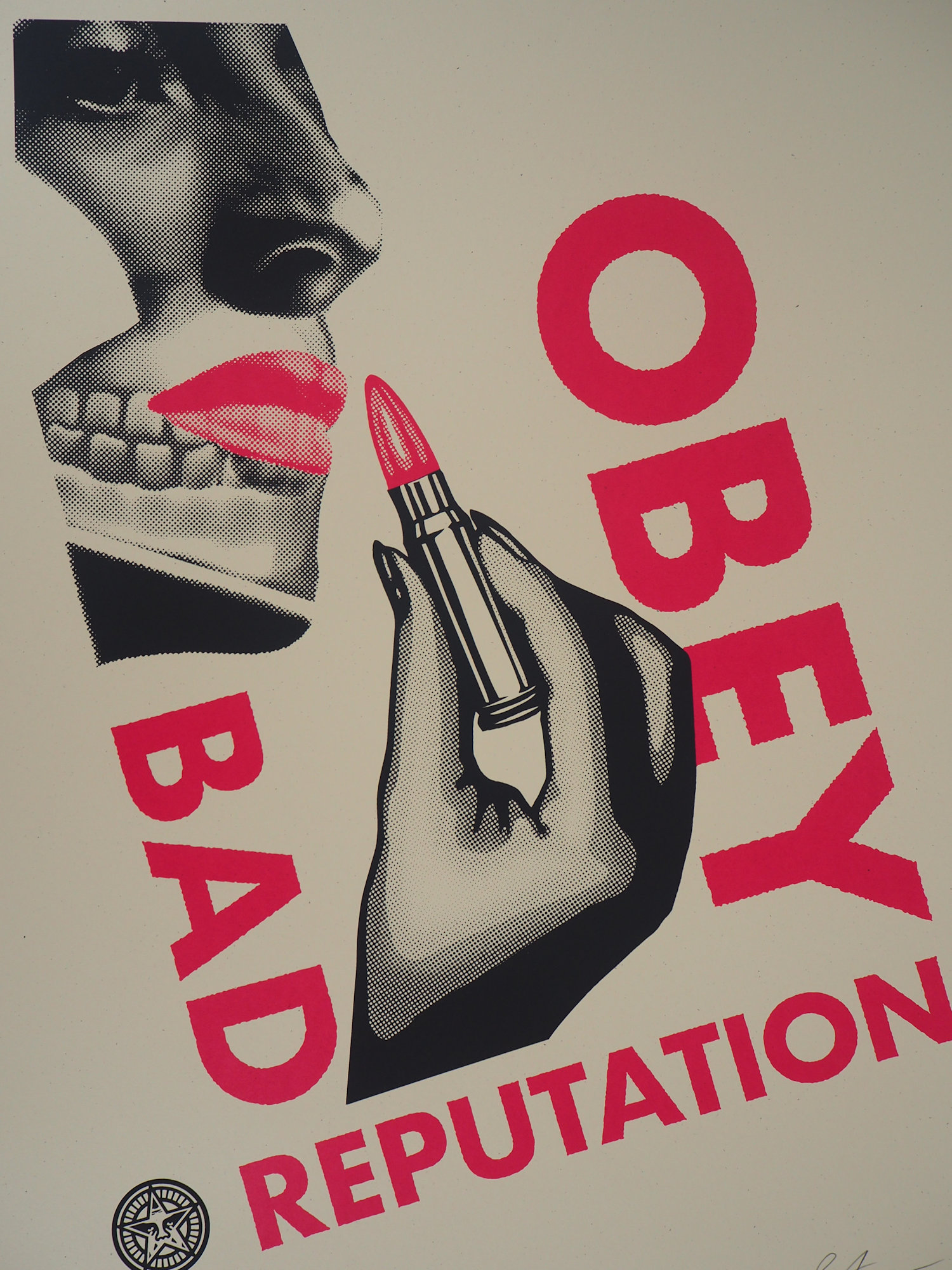 Shepard FAIREY dit Obey Giant (USA, 1970) Bad reputation (white) Original screenprint [...]