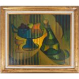 Louis Toffoli Still life: compote dish and bottle Oil on canvas Signed lower [...]