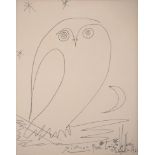 Pablo PICASSO (after) Owl under the stars Etching after a drawing by Picasso Signed [...]