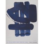 Pierre SOULAGES (after) Poets' Springtime Lithograph Signed in the plate On thick [...]