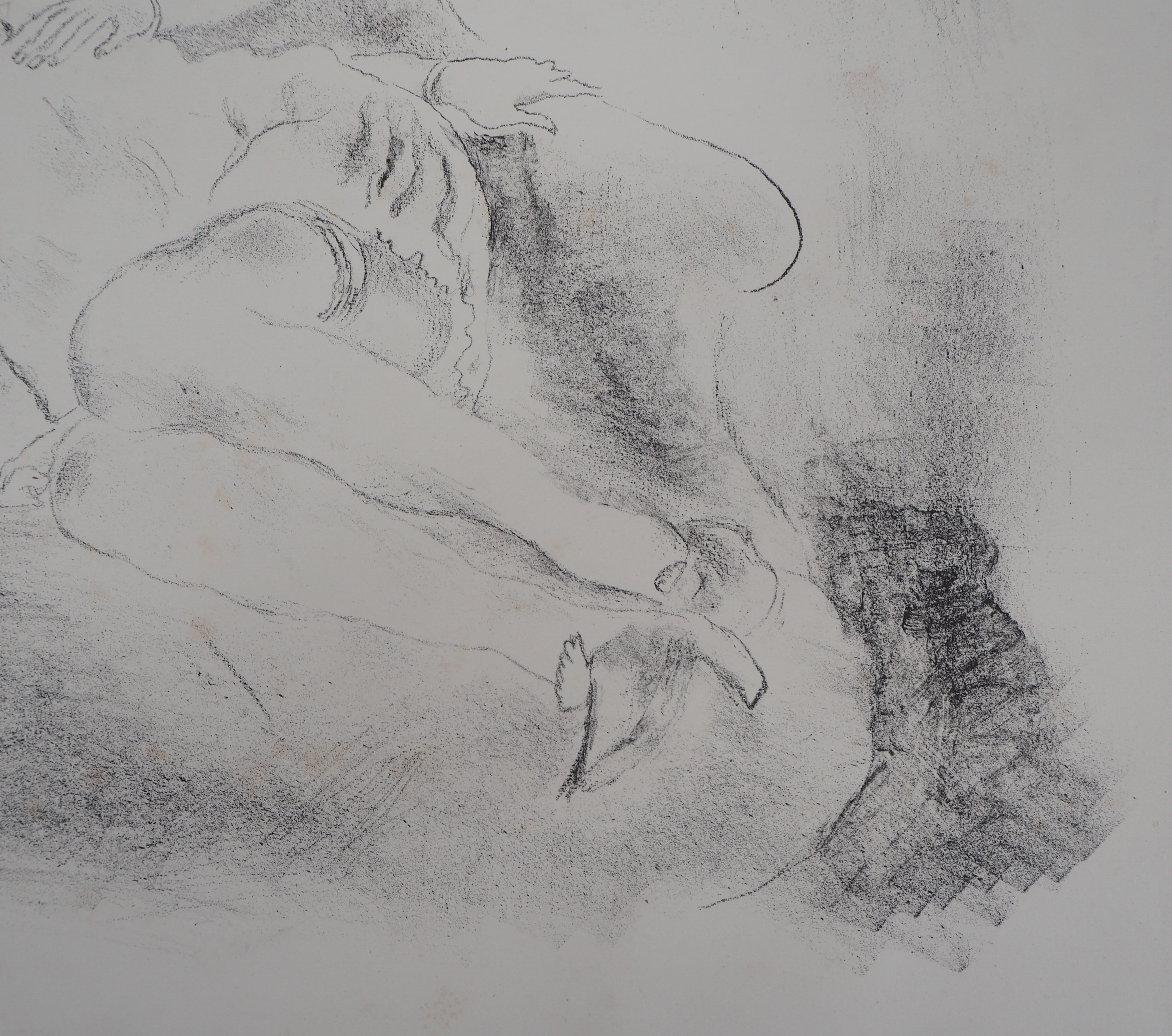 Jules PASCIN (1885-1930) Two women Original lithograph on Vellum Signed in [...] - Image 6 of 8