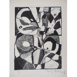 Serge POLIAKOFF Composition, 1946 Original lithograph Signed in pencil Numbered / [...]