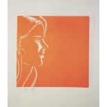 Alex KATZ Pink Kym, 1995 Woodcut on Hosho paper Signed and numbered in pencil par the [...]