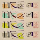 Jessica Stockholder Aspect Syllabary: Belly 2015 Original Lithograph Printed and [...]