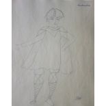 André DERAIN Knight Drawing in lead pencil on paper Signed with the stamp of the [...]