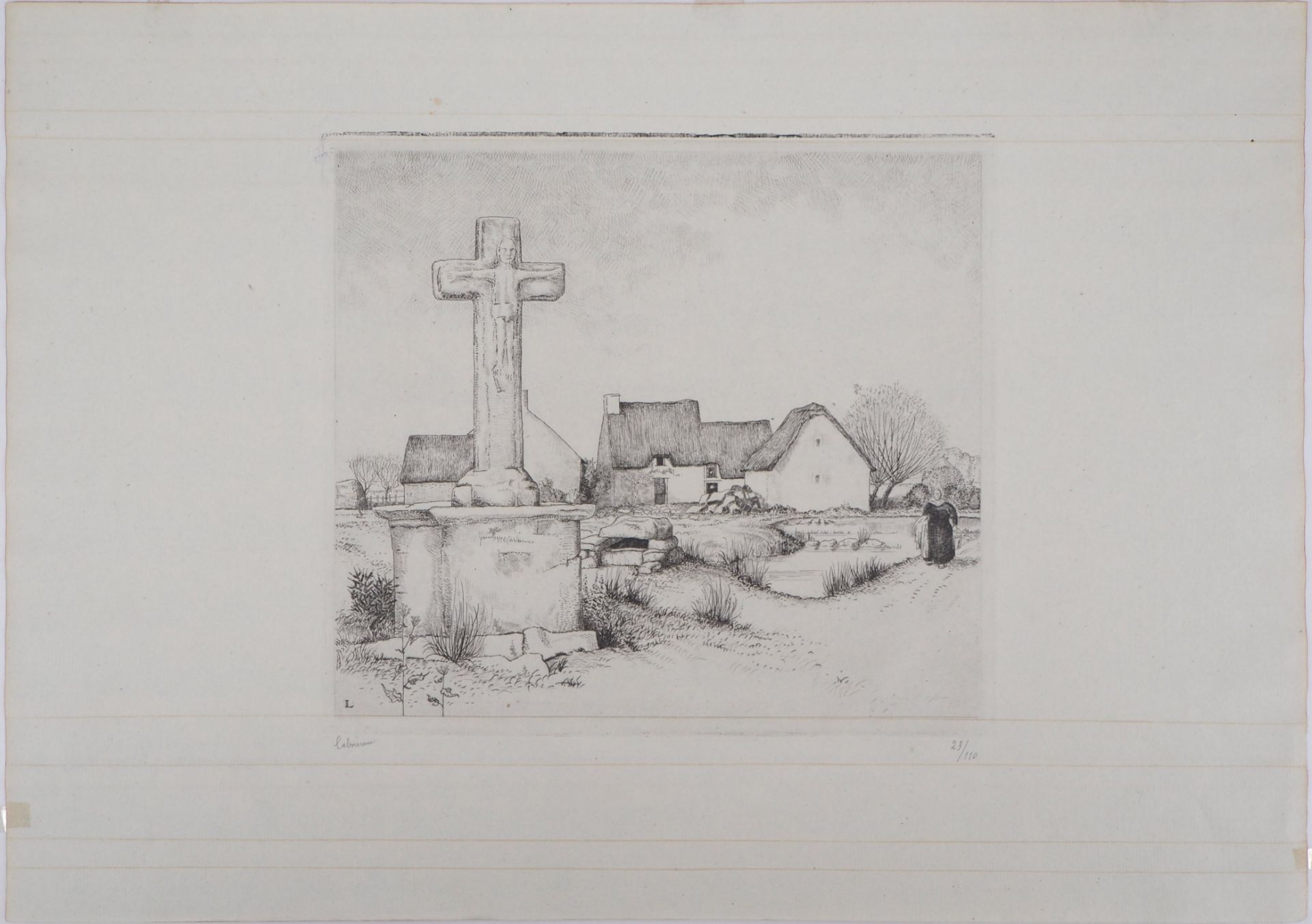 Jean Émile LABOUREUR The rustic martyrdom (Brière), 1933 Original etching [...] - Bild 3 aus 7