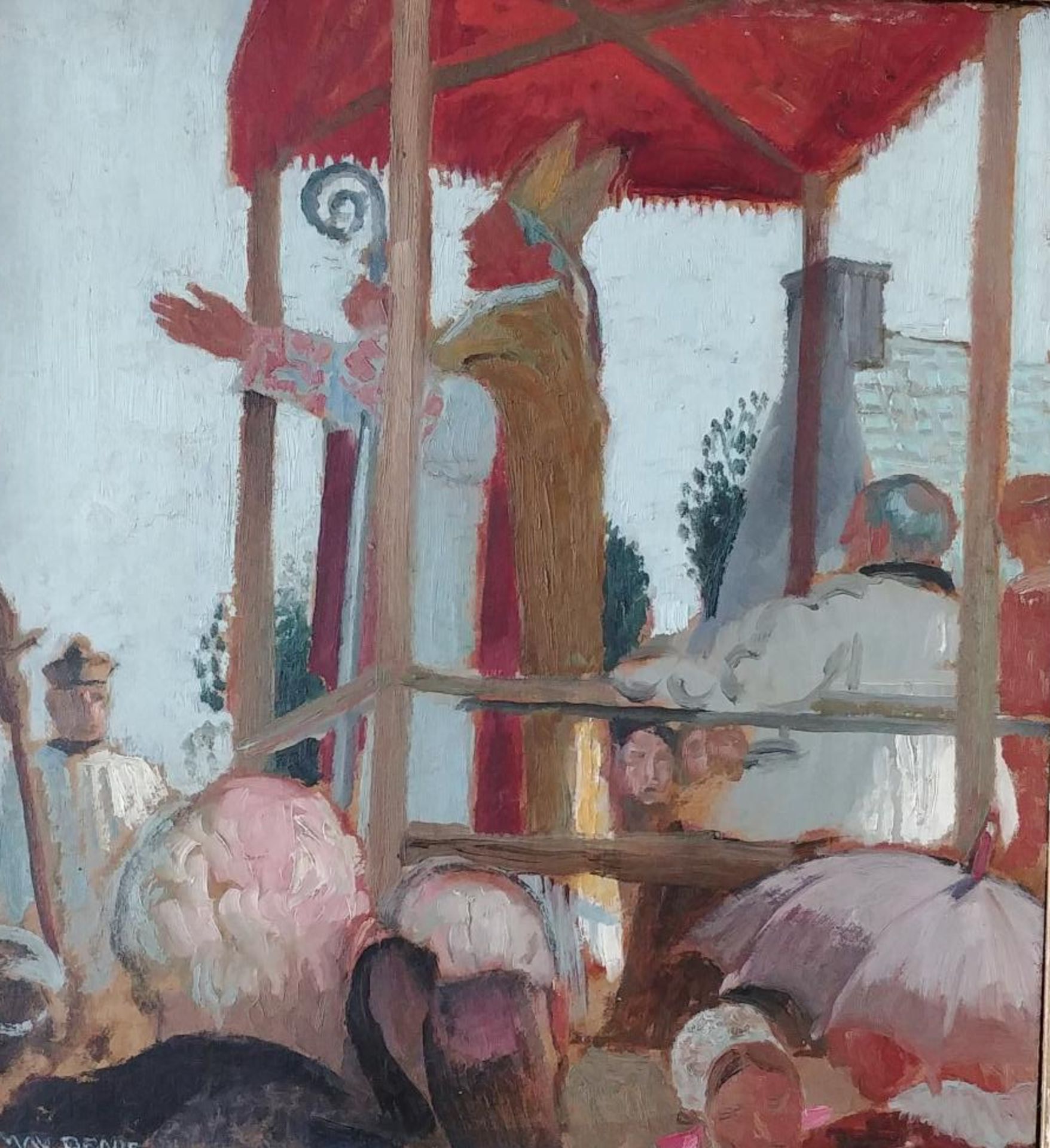 Maurice Denis (1870-1943) Sermon de l'évêque à Sainte-Anne-La-Palud, circa [...] - Bild 4 aus 14