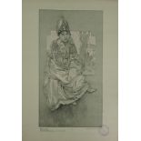 Alphonse MUCHA Woman in traditional outfit, 1902 Lithograph Signed in the plate On [...]