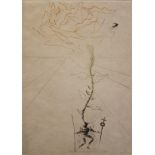 Salvador Dali Shakespeare "Henry III" Original drypoint Signed in pencil bottom [...]