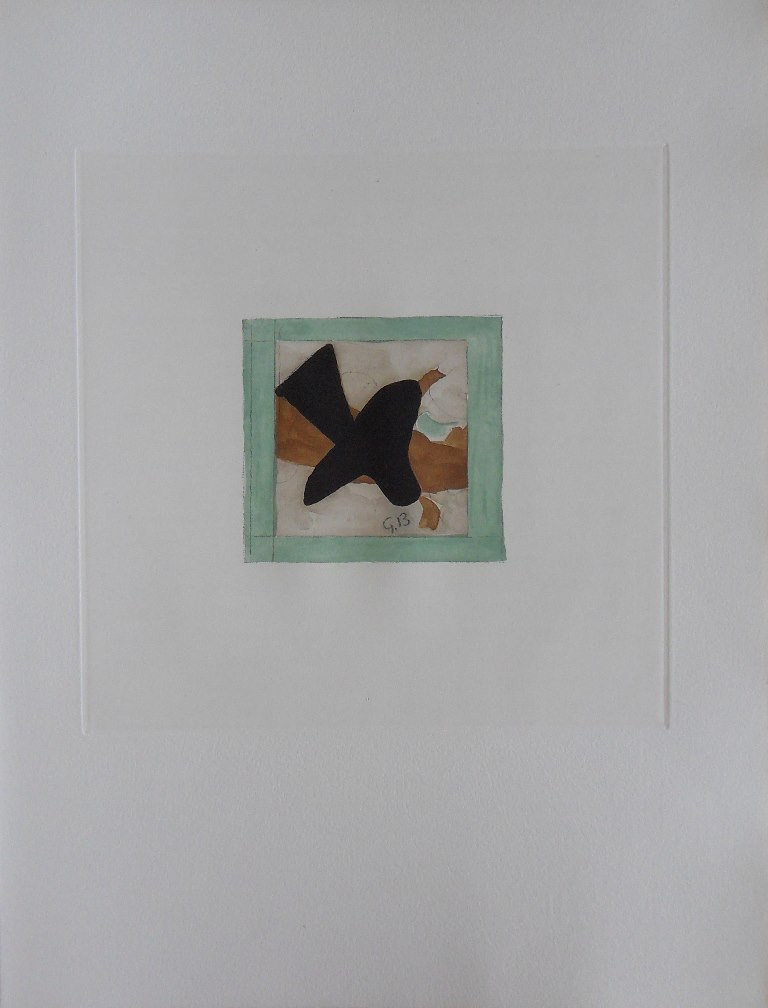 Georges BRAQUE Flying bird Etching and aquatint (printed in Crommelynck [...] - Image 3 of 4