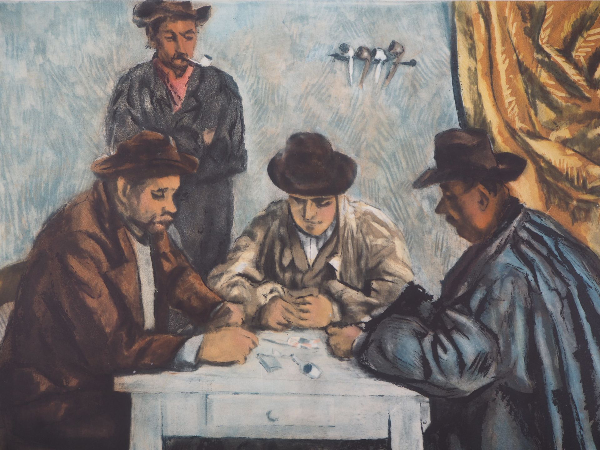 Paul CÉZANNE (after) Card Players, 1929 Engraving and aquatint on Arches [...] - Bild 6 aus 9