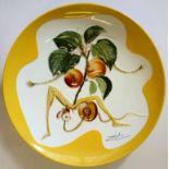 DALI Salvador L'abricot chevalier Original porcelain plate created by hand Imperial [...]