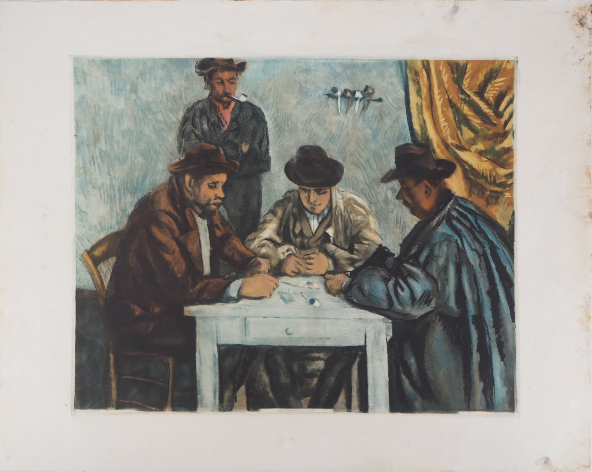 Paul CÉZANNE (after) Card Players, 1929 Engraving and aquatint on Arches [...] - Bild 3 aus 9