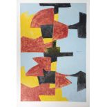 Serge Poliakoff (d'après) Composition rouge, noire, jaune, 1971 Lithograph printed [...]