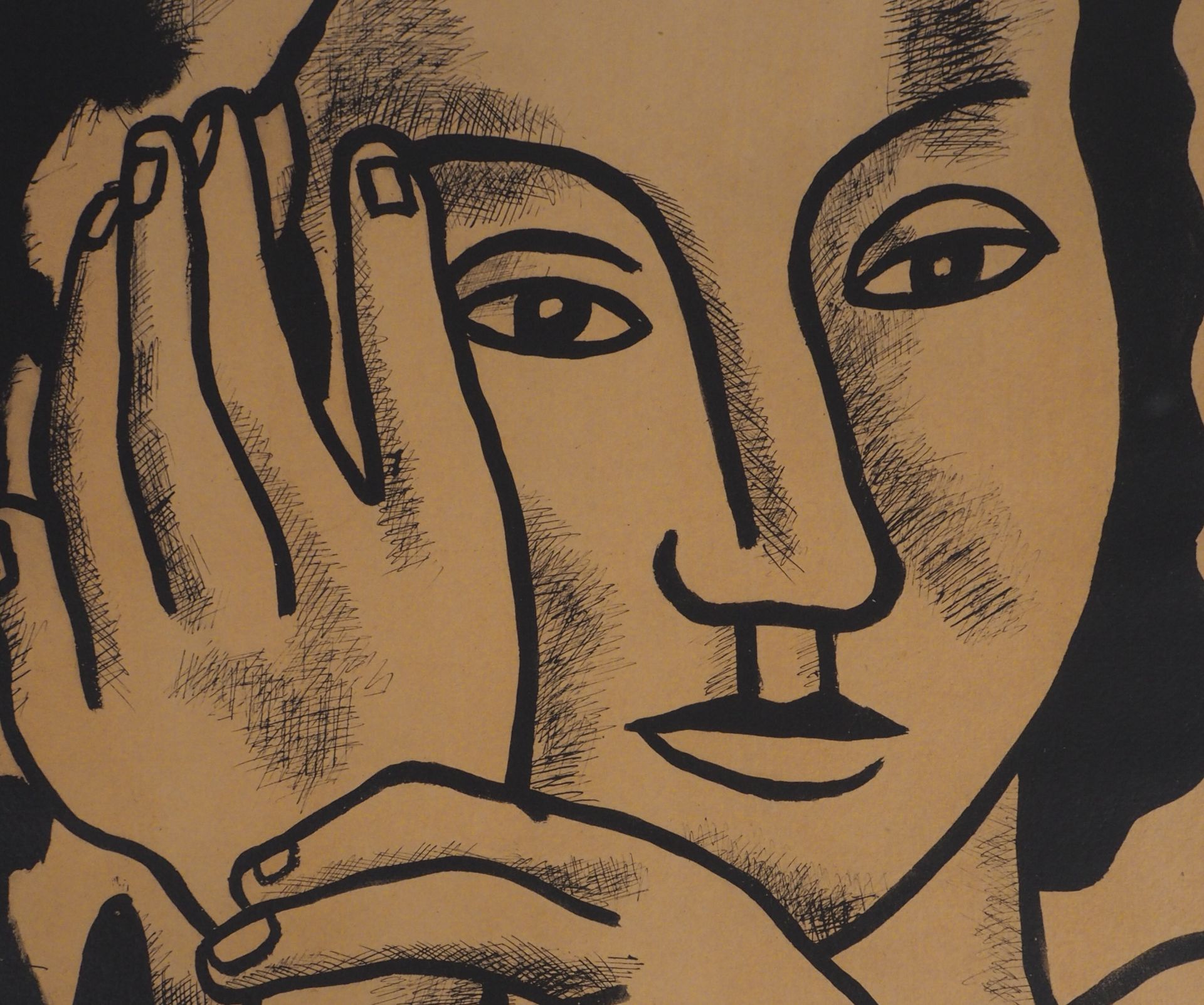 Fernand LÉGER (after) Portrait of Nadia, 1959 Lithograph and Stencil (Jacomet [...] - Bild 3 aus 5