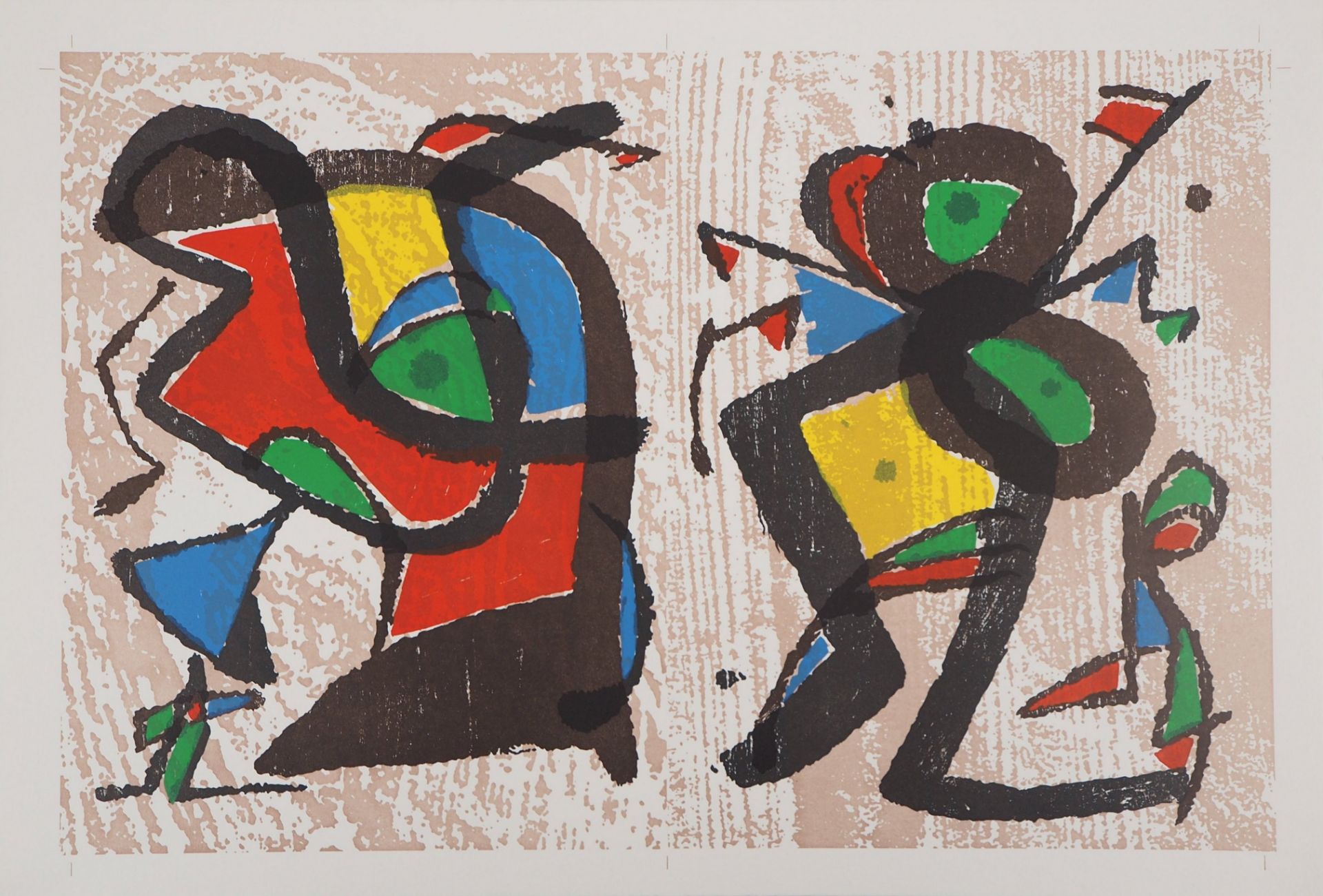 Joan MIRO Seduction, 1984 Original wood engraving On vellum Arches 38 x 56 [...]