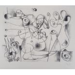 Joan Miro (1893-1983) King Ubu and Rooster, 1966 Original lithograph Hand signed [...]