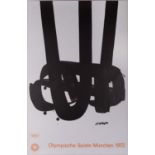 Pierre SOULAGES Olympische Spiele München 1972 Original lithograph poster on poster [...]