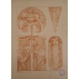 Alphonse MUCHA The Bathers, 1902 Lithograph Signed in the plate On thick paper of [...]