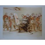 Claude WEISBUCH Peintre et son modèle Original lithograph Signed in pencil Numbered [...]