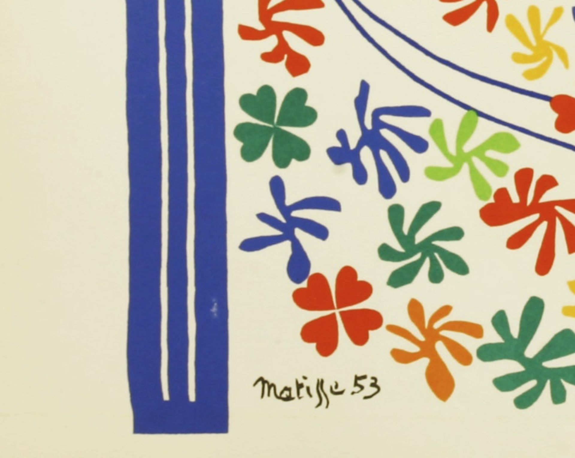 Henri Matisse Apollo, 1958 Original Lithograph. Sizes: 14 × 21 in 35.6 × 53.3 cm [...] - Bild 3 aus 5